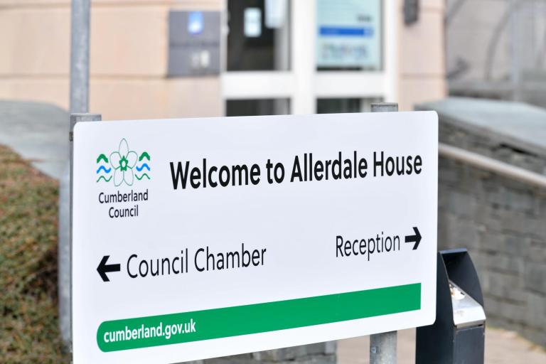 Allerdale house sign